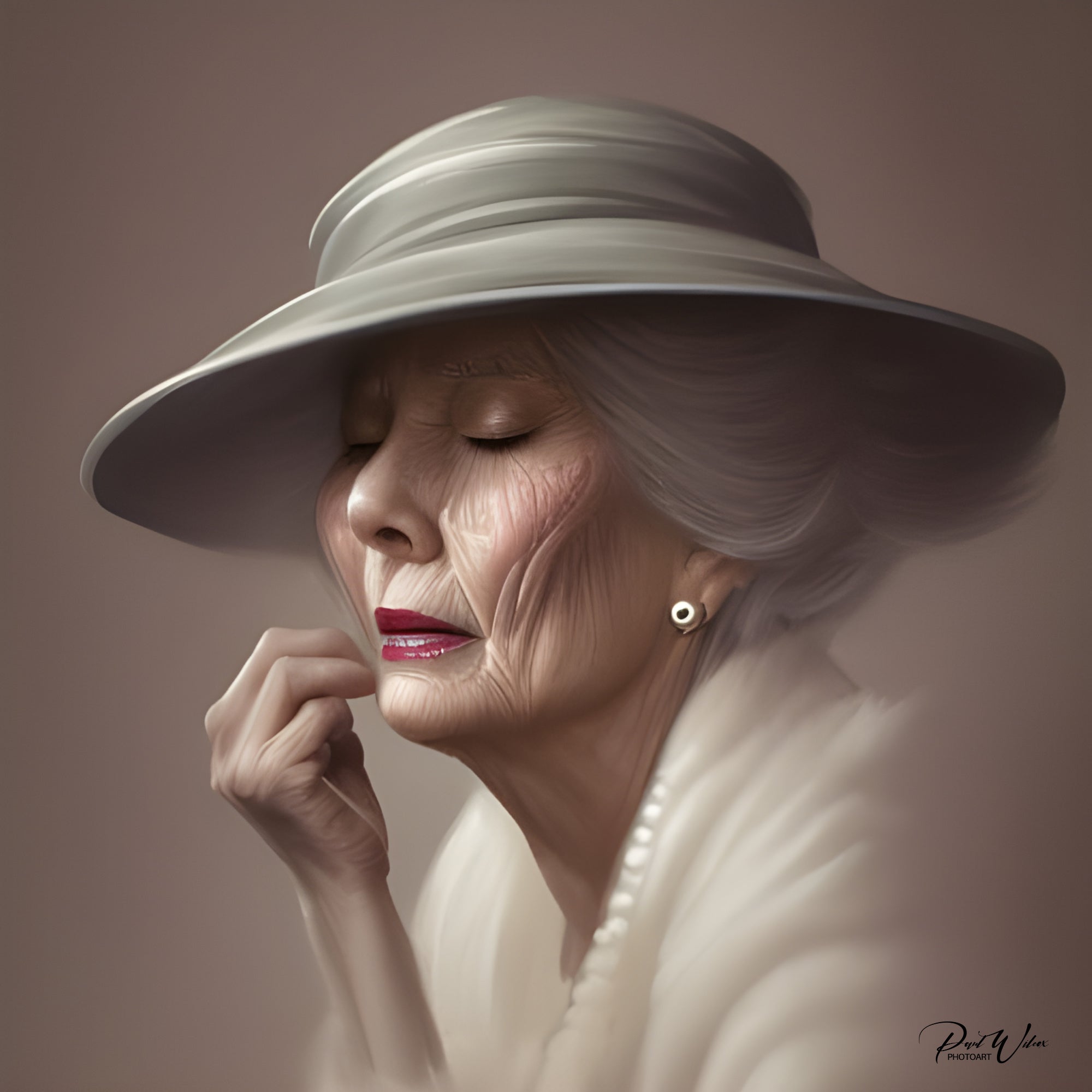 Portrait of a Beautiful Older Woman - Image