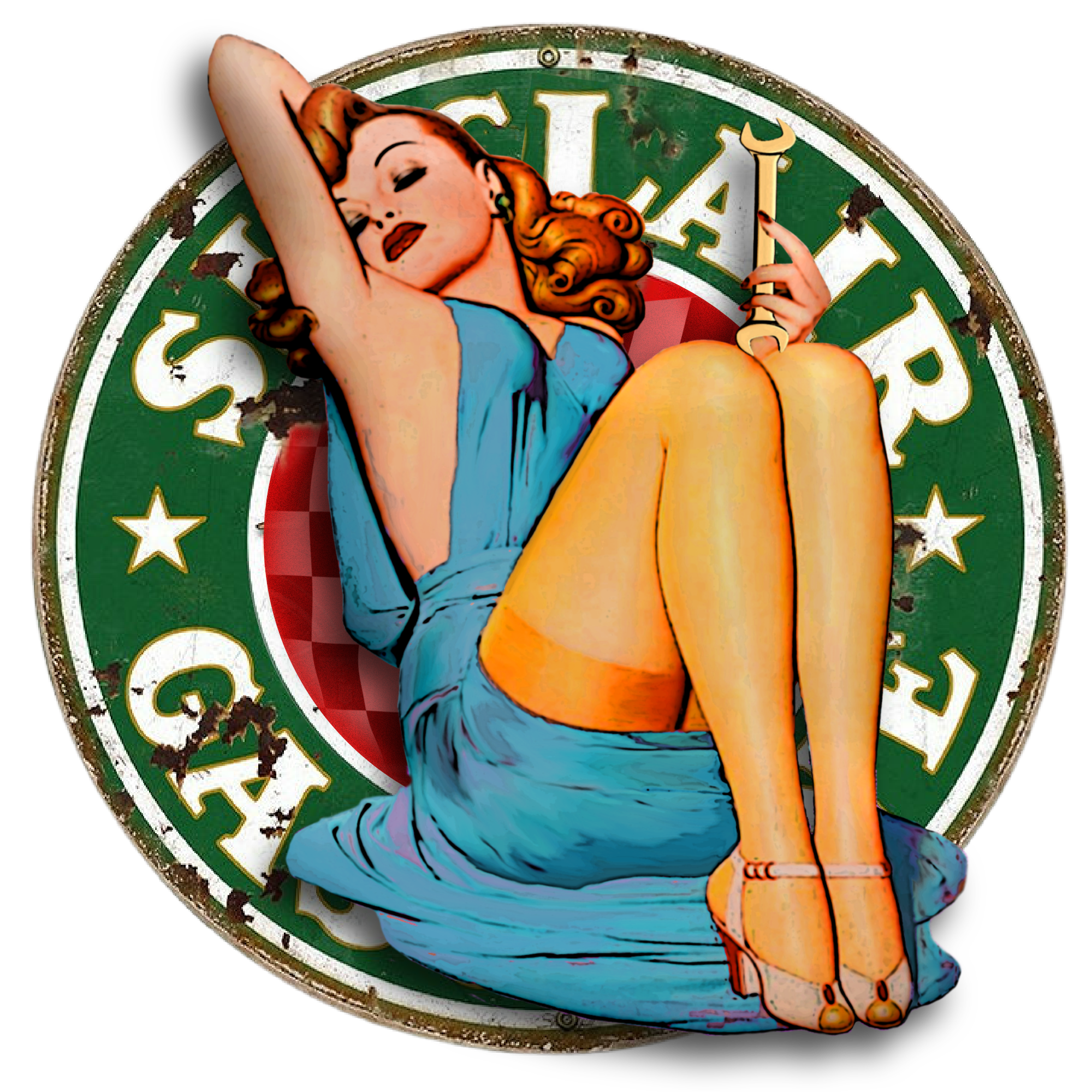 Ms. Sinclair Wrench Pin Up Girl - Image