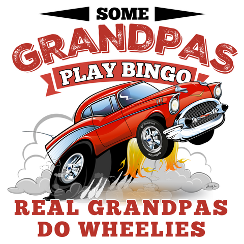 Some Grandpas Play Bingo Real Grandpas Do Wheelies - Image