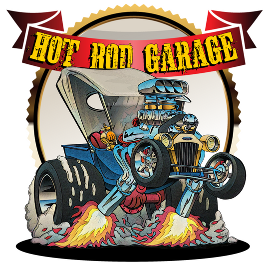 Hot Rod Garage - Ford Pickup Cartoon Style - Image