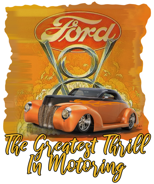 The Greatest Thrill in Motoring Ford Ad - Image