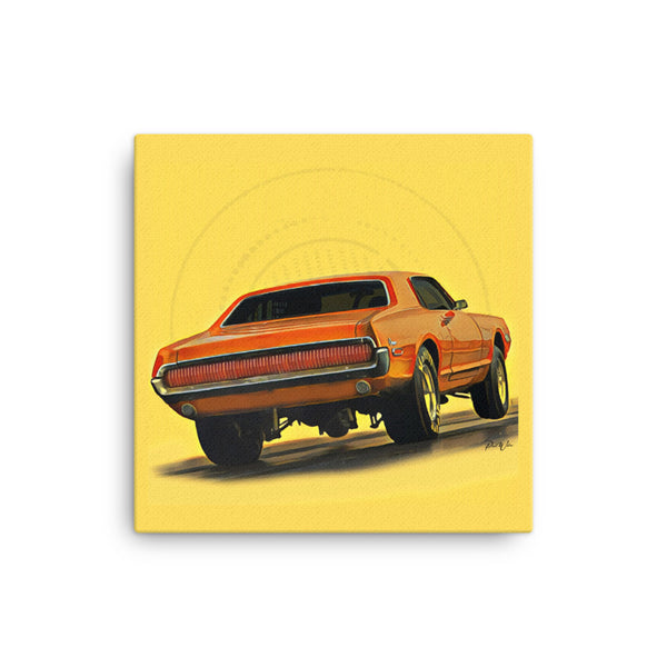 1968 Mercury Cougar XR7 Canvas Print