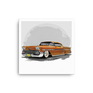 1958 Chevy Bel Air Impala Canvas Print