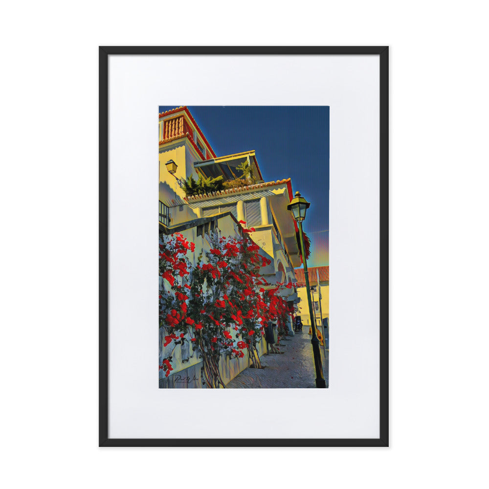 Cascais Portugal Abstract Matte Paper Framed Poster With Mat