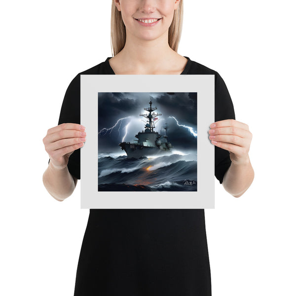 USS Hammerberg DE-1015 Photo Paper Poster