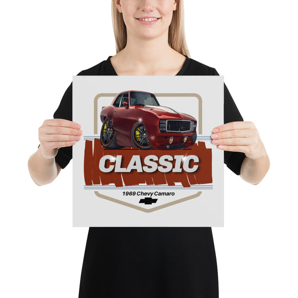 Classic Hot Rod Photo Paper Poster